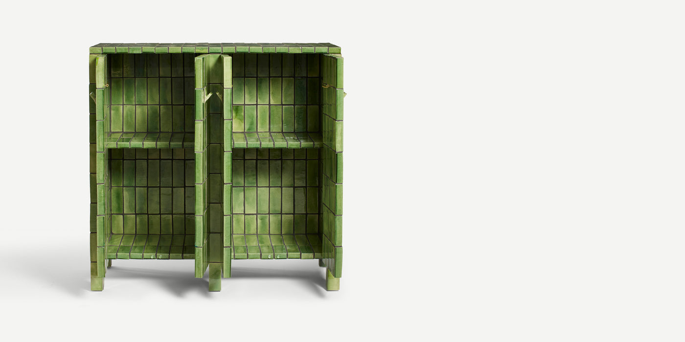 Welcome Cabinet in Bottle Green