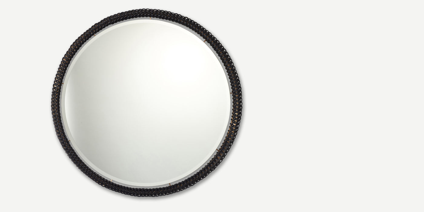 Ricasso Mirror in Black Loop II (Large)