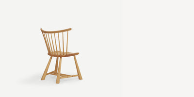 Spindle Back Occasional Chair in Natural Oak