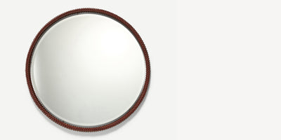 Ricasso Mirror in Cognac loop (Large)